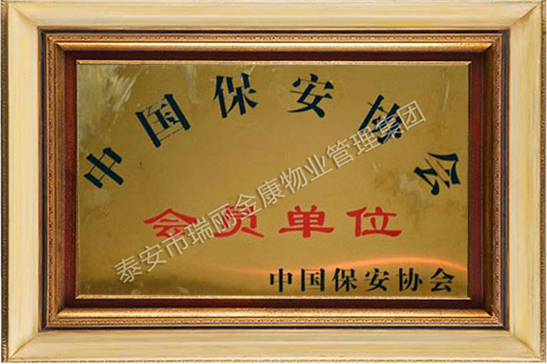 中国保安协会会员单位